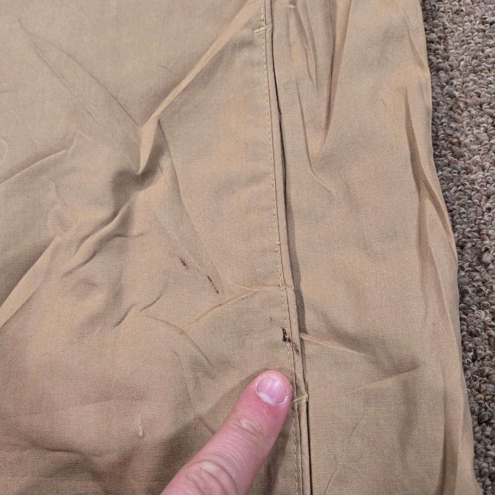 Vintage London Fog Harrington Jacket Mens 38 Reg Tan Full Zip Mesh Lined Casual - Picture 4 of 10